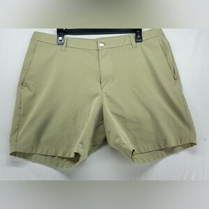 Lululemon Ventlight Commission Shorts Men's 36 Light Green 7" Classic Fit Chino